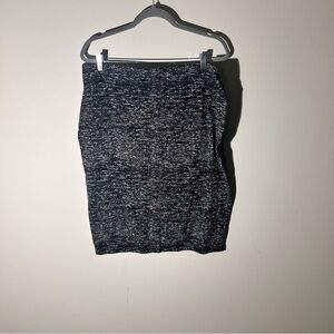 Women's Boutique + Black and Gray Skirt Sz XXL EUC